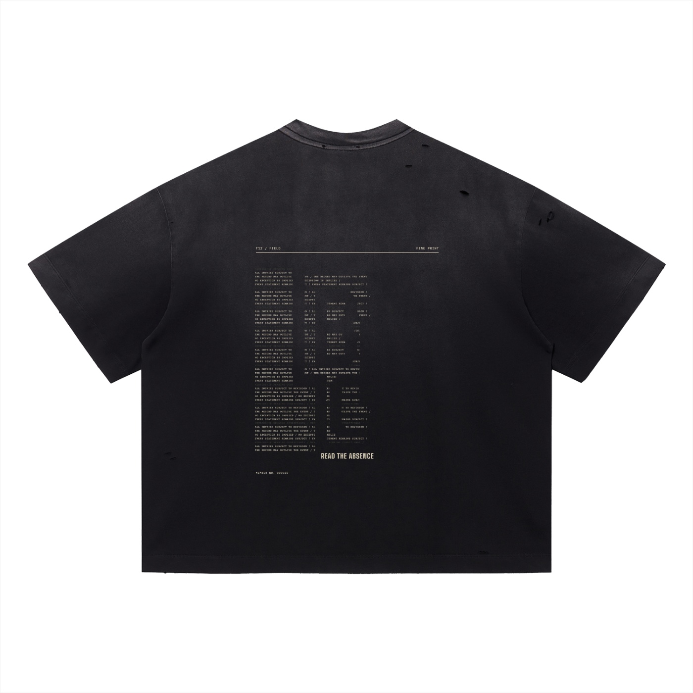 FINE PRINT TEE - Image 2
