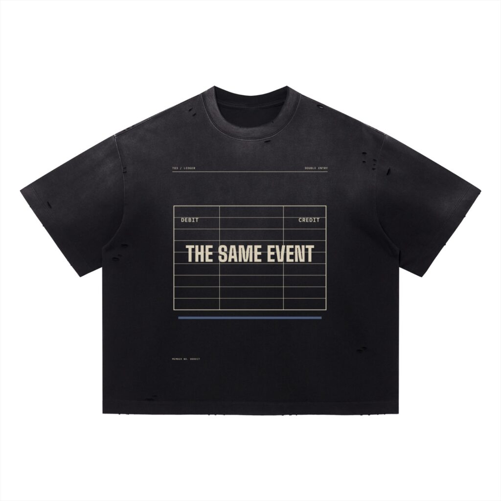 DOUBLE ENTRY TEE